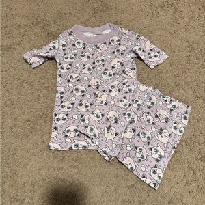 Hanna Andersson Jigglypuff Pajama Set - Lavender Cartoon Print